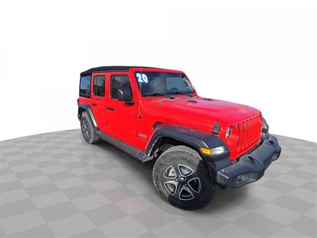 Used 2020 Jeep Wrangler Unlimited Sport S with VIN 1C4HJXDN2LW218909 for sale in Columbus, OH