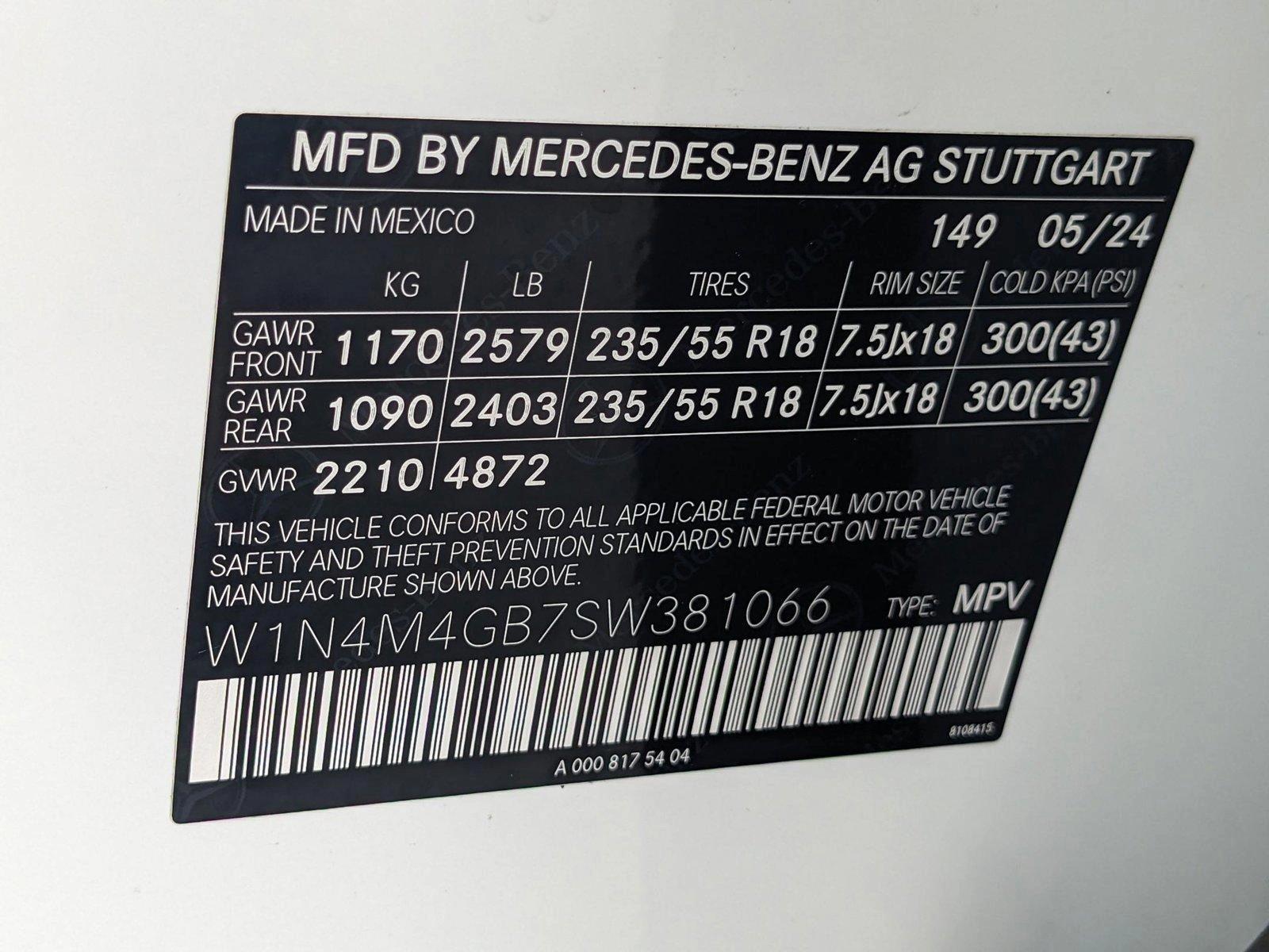 2025 Mercedes-Benz GLB Vehicle Photo in MIAMI, FL 33172-3015
