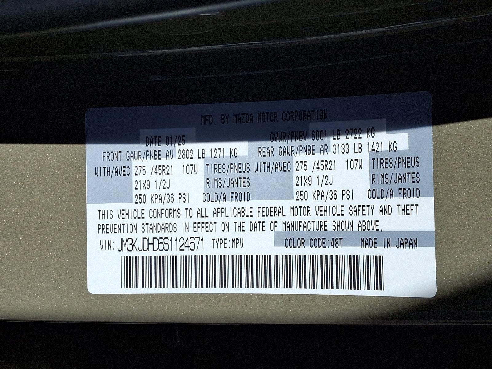 2025 Mazda CX-70 Vehicle Photo in Trevose, PA 19053