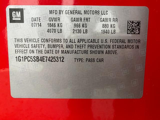 2014 Chevrolet Cruze Vehicle Photo in Appleton, WI 54913