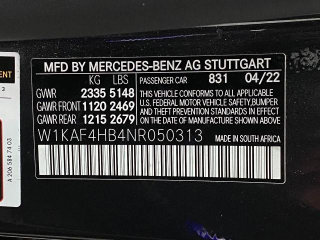 2022 Mercedes-Benz C-Class Vehicle Photo in Appleton, WI 54913
