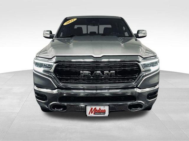 Used 2022 RAM Ram 1500 Pickup Limited with VIN 1C6SRFHT3NN191687 for sale in Medina, OH