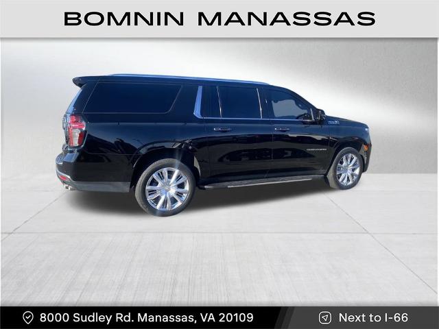 Used 2022 Chevrolet Suburban High Country with VIN 1GNSKGKL3NR365253 for sale in Manassas, VA