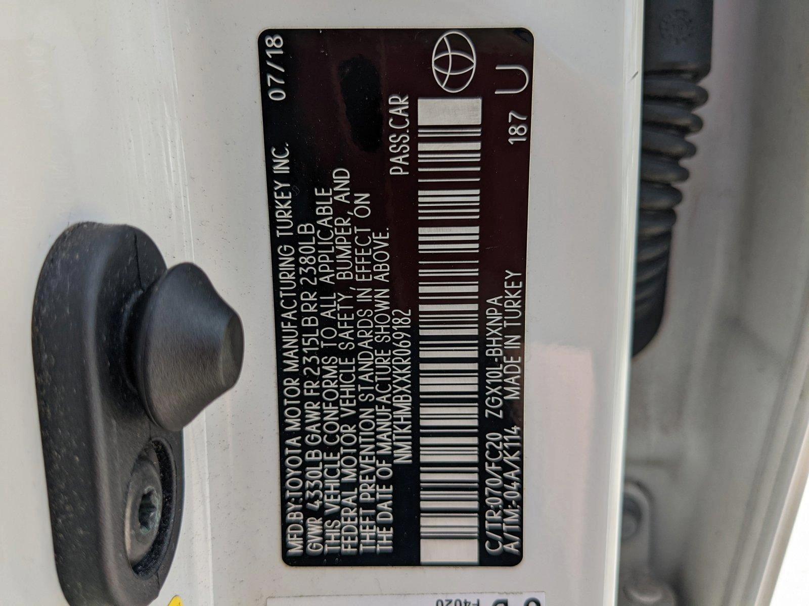 2019 Toyota C-HR Vehicle Photo in GREENACRES, FL 33463-3207