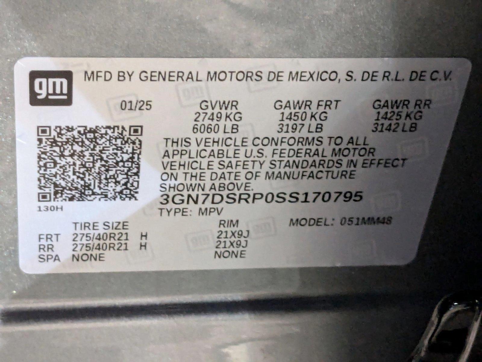 2025 Chevrolet Equinox EV Vehicle Photo in MIAMI, FL 33134-2699