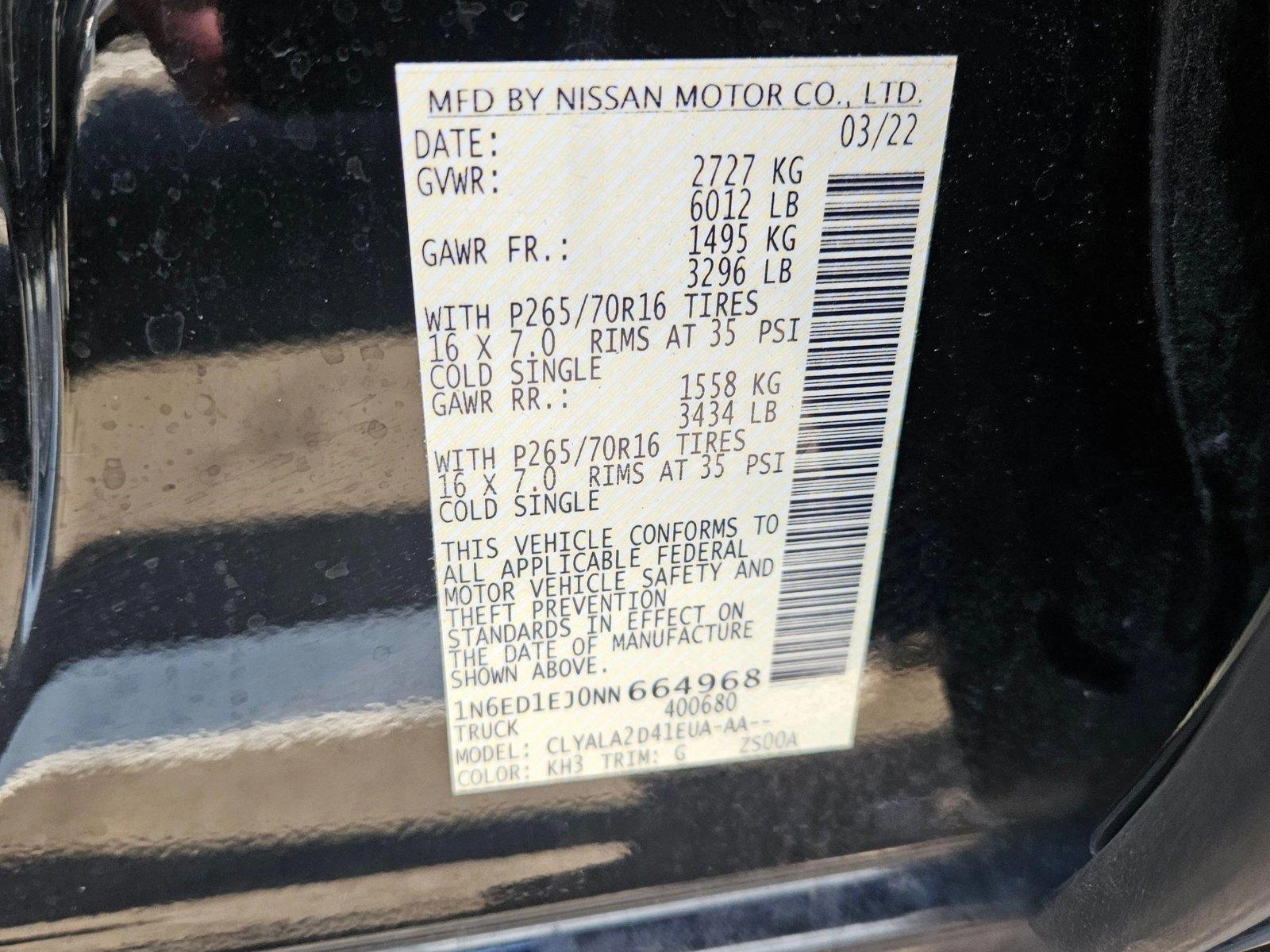 2022 Nissan Frontier Vehicle Photo in Clearwater, FL 33764