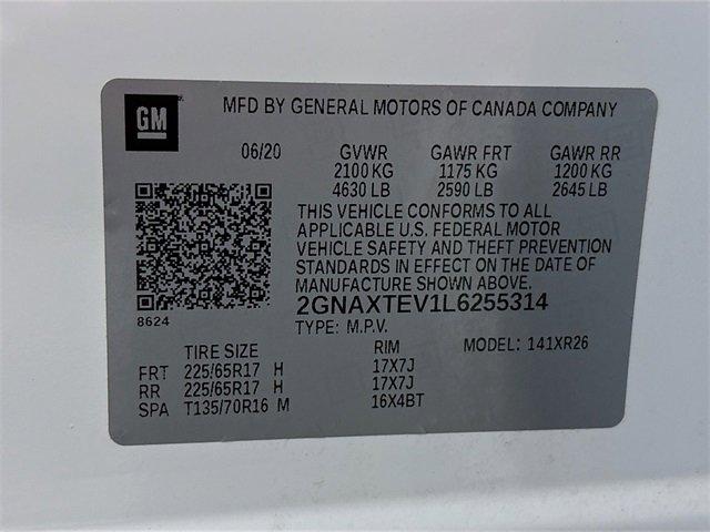 2020 Chevrolet Equinox Vehicle Photo in PUYALLUP, WA 98371-4149