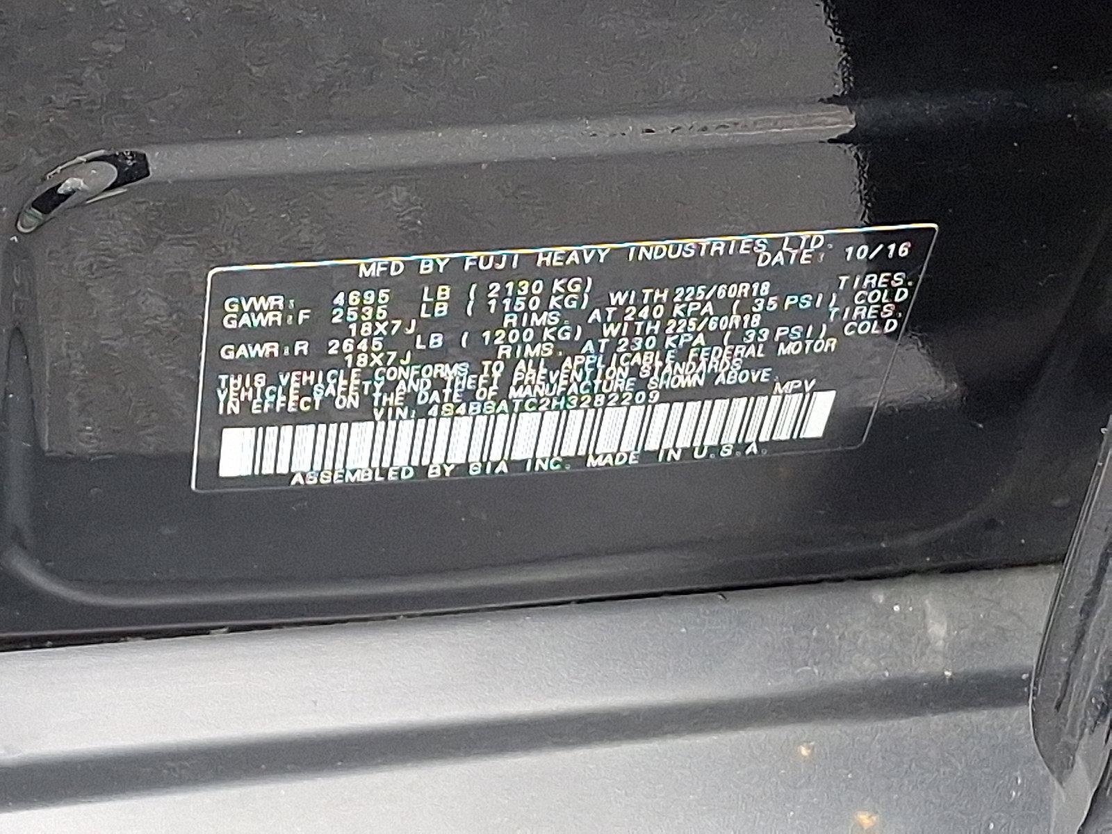 2017 Subaru Outback Vehicle Photo in Harrisburg, PA 17111