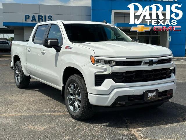 Summit White 2026 Chevrolet Silverado 1500 RST Crew Cab 4WD Pickup Truck Four-Wheel Drive Automatic