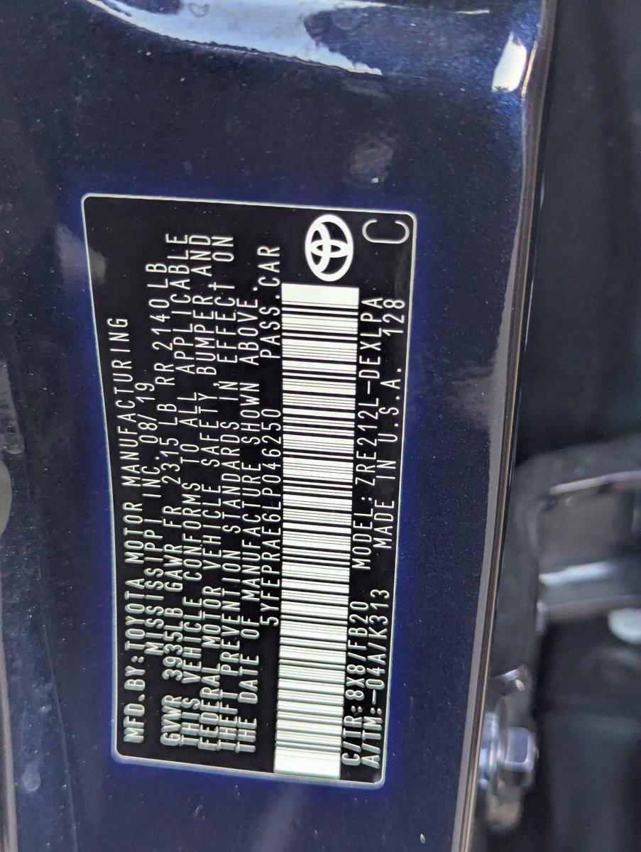 2020 Toyota Corolla Vehicle Photo in MIAMI, FL 33134-2699