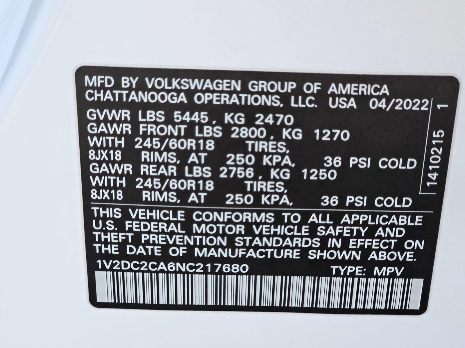 2022 Volkswagen Atlas Cross Sport Vehicle Photo in Pembroke Pines , FL 33027