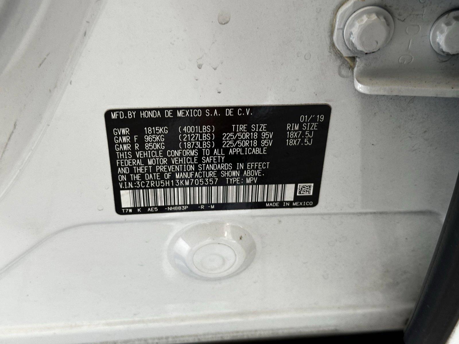 2019 Honda HR-V Vehicle Photo in Hollywood, FL 33021