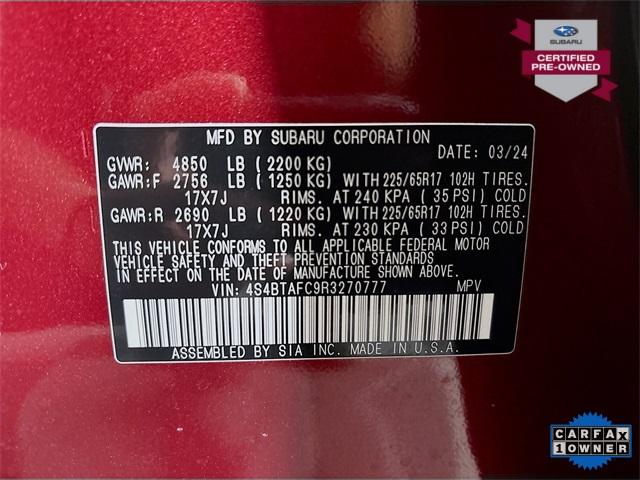 2024 Subaru Outback Vehicle Photo in Puyallup, WA 98371