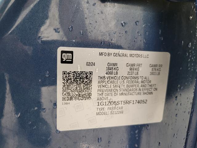 2024 Chevrolet Malibu Vehicle Photo in OSHKOSH, WI 54904-7811