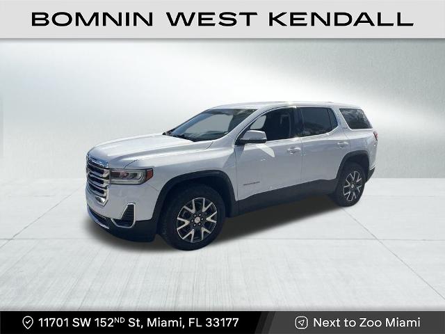 Used 2021 GMC Acadia SLE with VIN 1GKKNKLA9MZ142556 for sale in Miami, FL