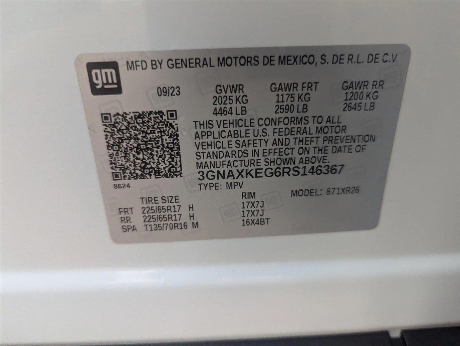2024 Chevrolet Equinox Vehicle Photo in CORPUS CHRISTI, TX 78412-4902