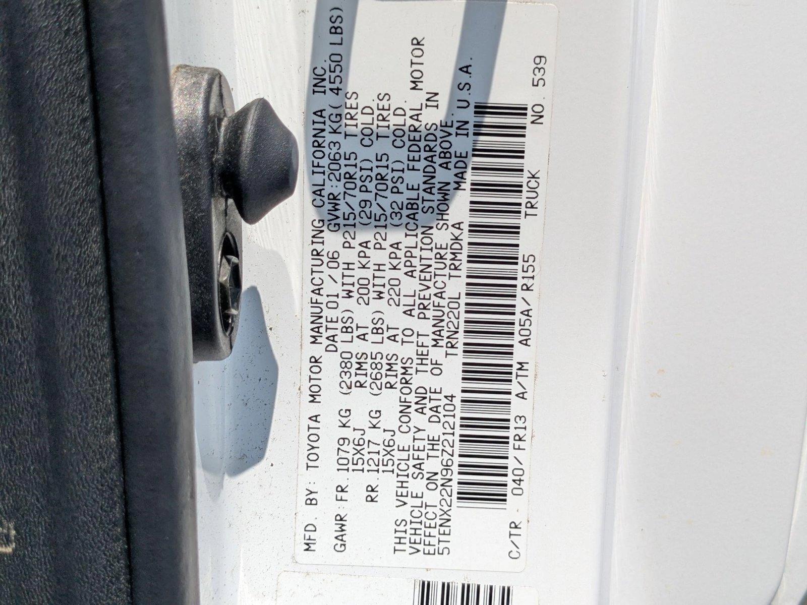 2006 Toyota Tacoma Vehicle Photo in Panama City, FL 32401