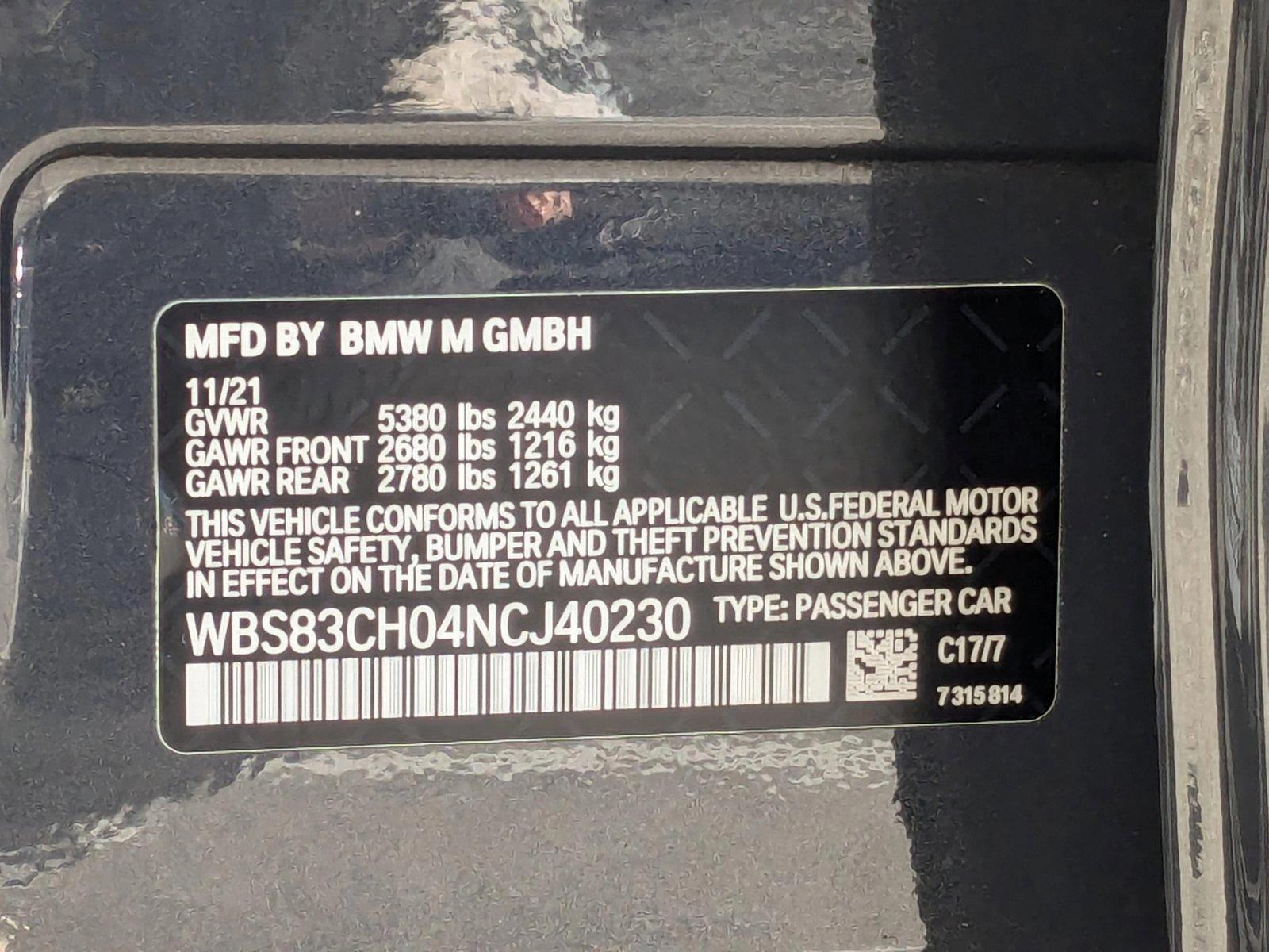 2022 BMW M5 Vehicle Photo in Towson, MD 21204