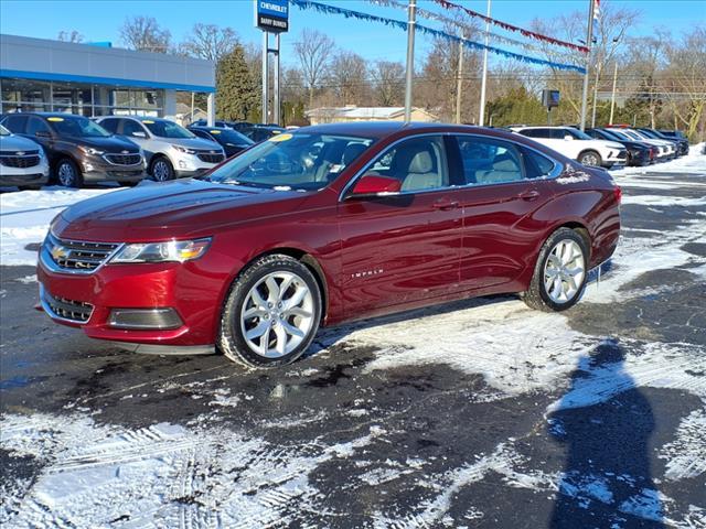 Used 2017 Chevrolet Impala 1LT with VIN 2G1105S32H9195229 for sale in Marion, IN