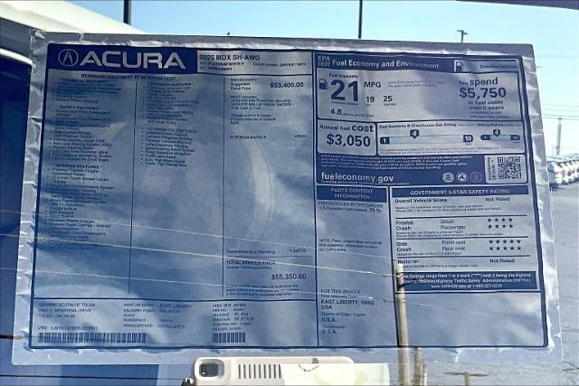 2025 Acura MDX Vehicle Photo in Tulsa, OK 74145