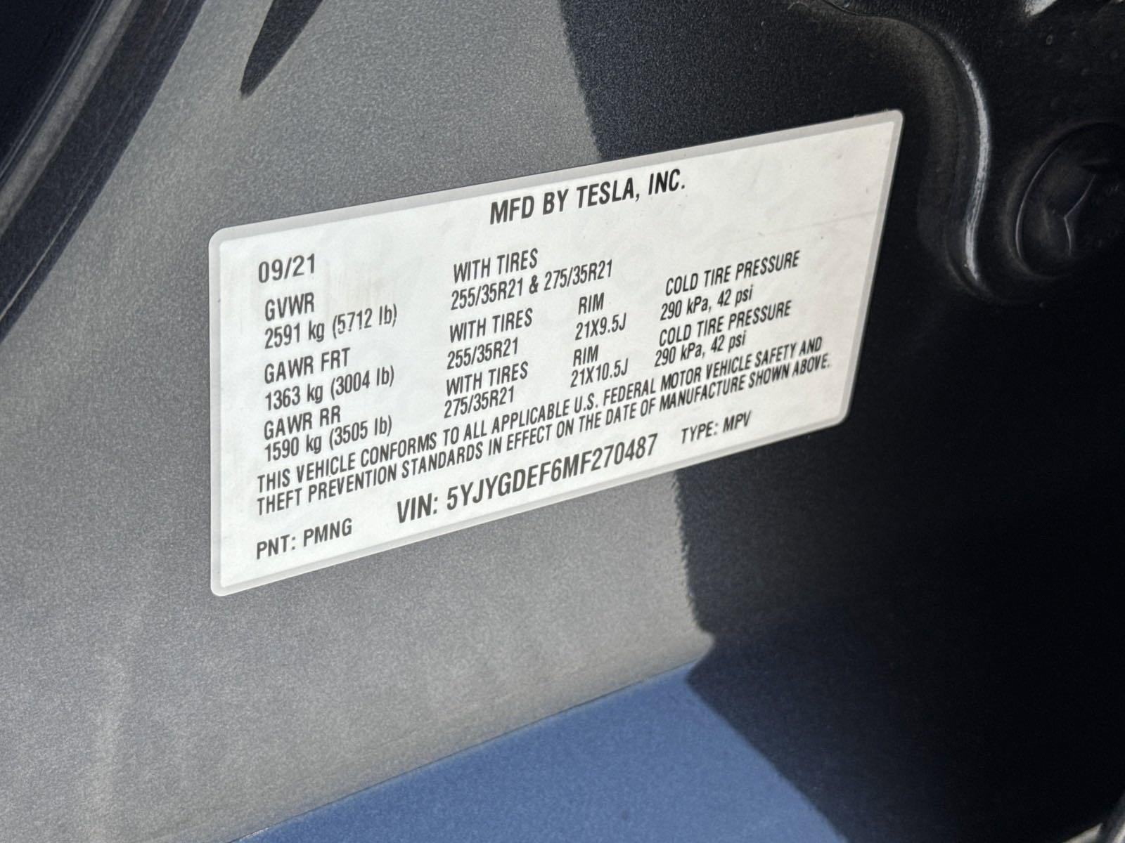 2021 Tesla Model Y Vehicle Photo in AUSTIN, TX 78717