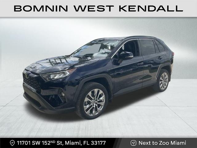 Used 2021 Toyota RAV4 XLE Premium with VIN 2T3C1RFV3MW180965 for sale in Miami, FL