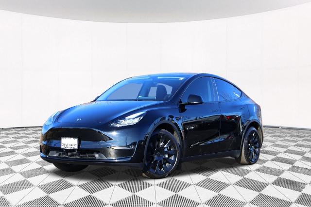 Used 2023 Tesla Model Y Long Range with VIN 7SAYGDEEXPA080428 for sale in Mc Henry, IL