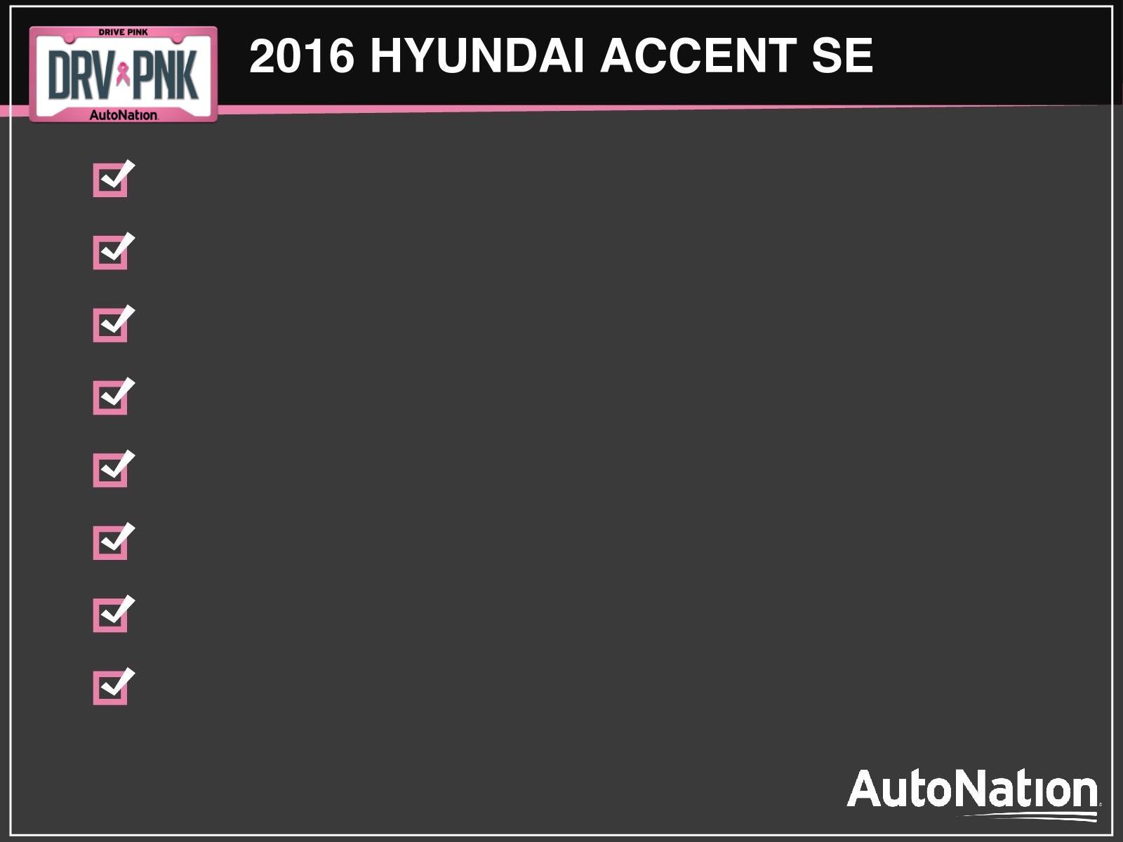 2016 Hyundai ACCENT Vehicle Photo in Winter Park, FL 32792