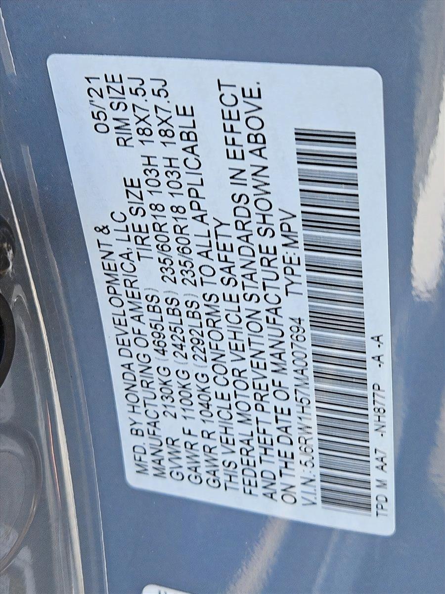 2021 Honda CR-V Vehicle Photo in Clearwater, FL 33764