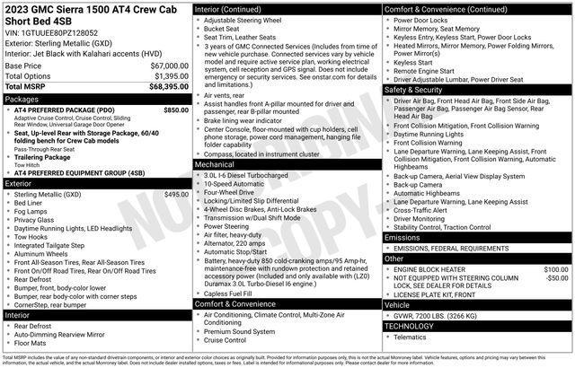 2023 GMC Sierra 1500 Vehicle Photo in DANBURY, CT 06810-5034