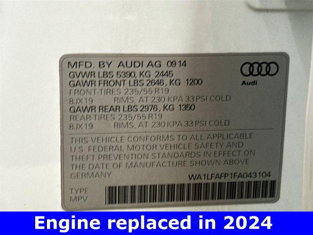 2015 Audi Q5 Vehicle Photo in EVERETT, WA 98203-5662