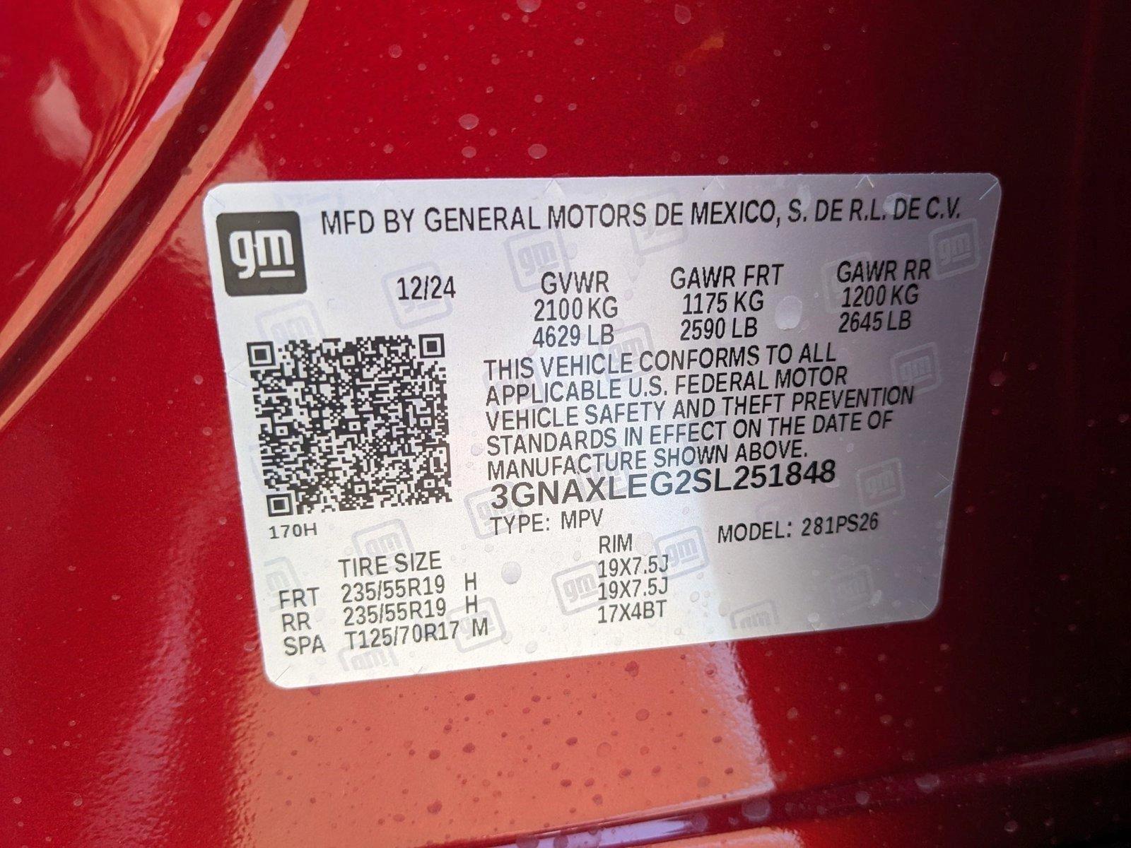 2025 Chevrolet Equinox Vehicle Photo in HOUSTON, TX 77034-5009