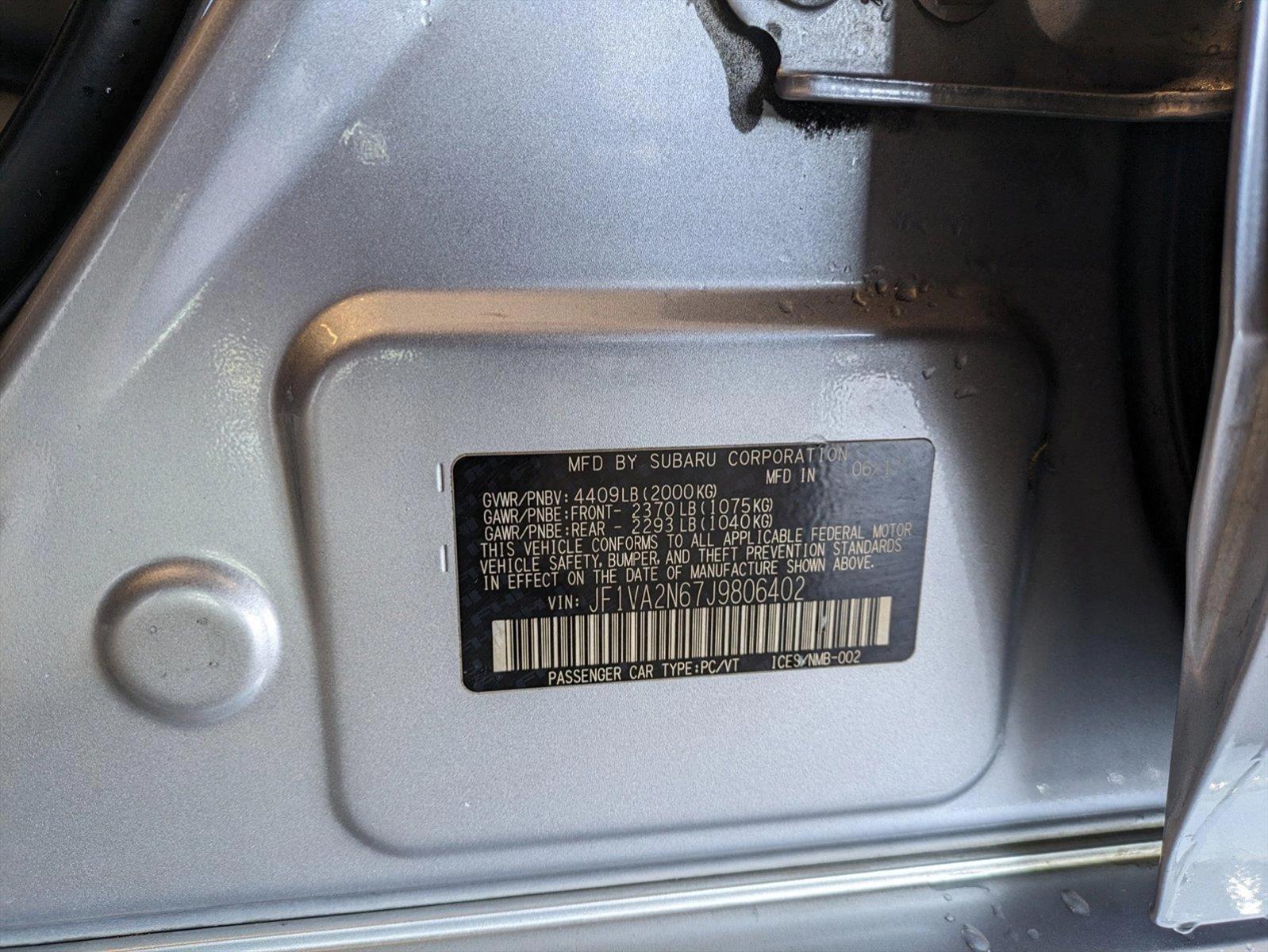 2018 Subaru WRX Vehicle Photo in Las Vegas, NV 89149