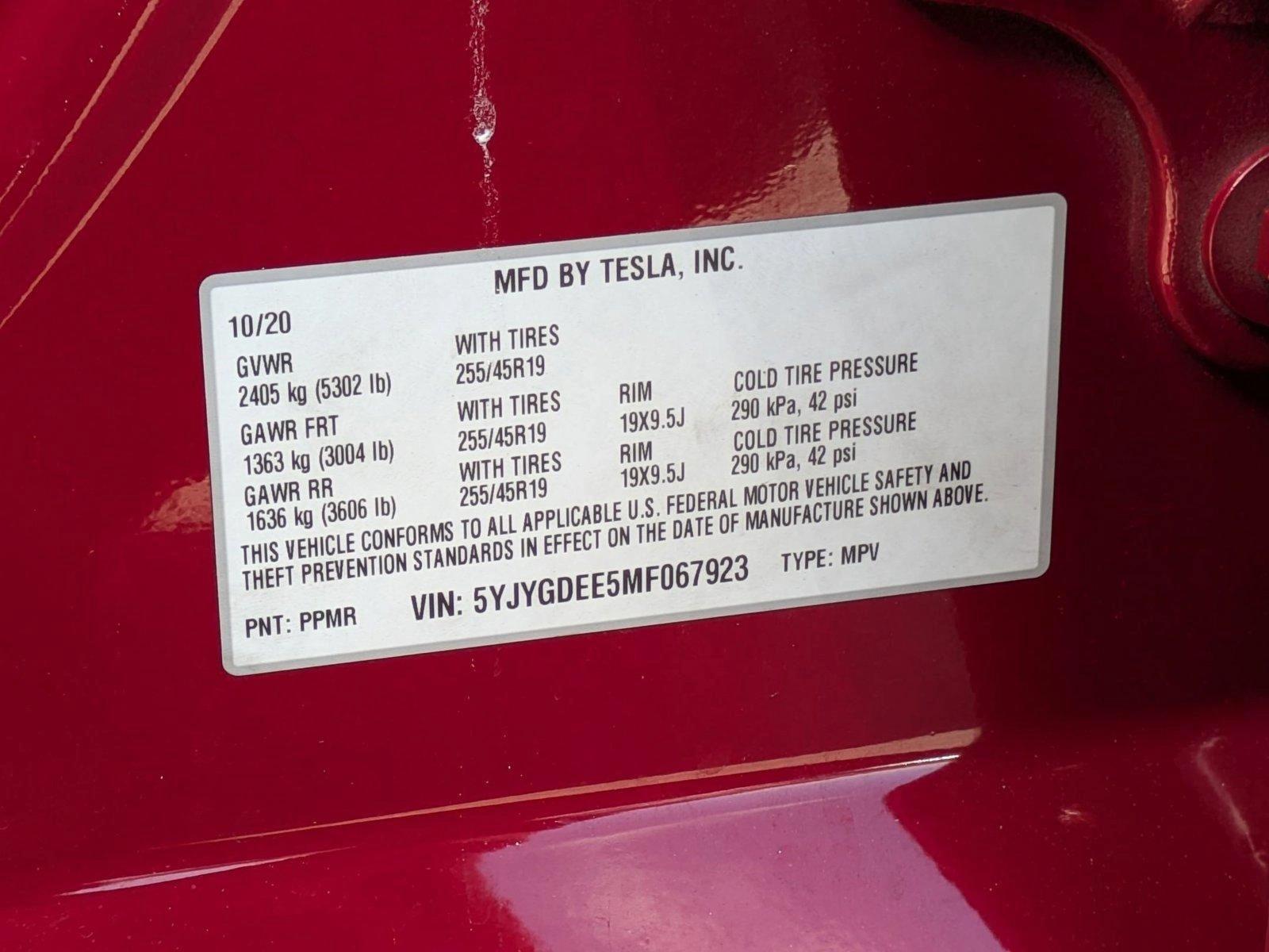 2021 Tesla Model Y Vehicle Photo in Clearwater, FL 33765