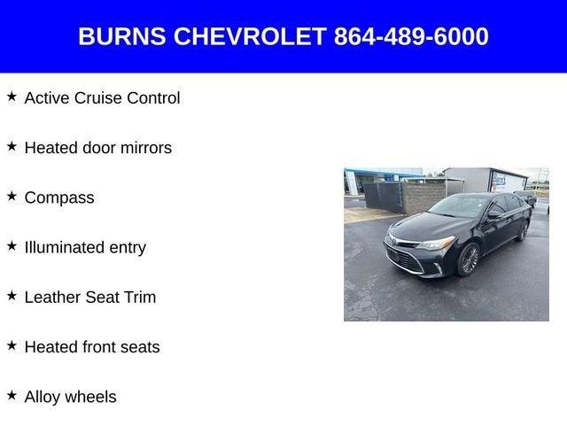 2018 Toyota Avalon Vehicle Photo in Gaffney, SC 29341