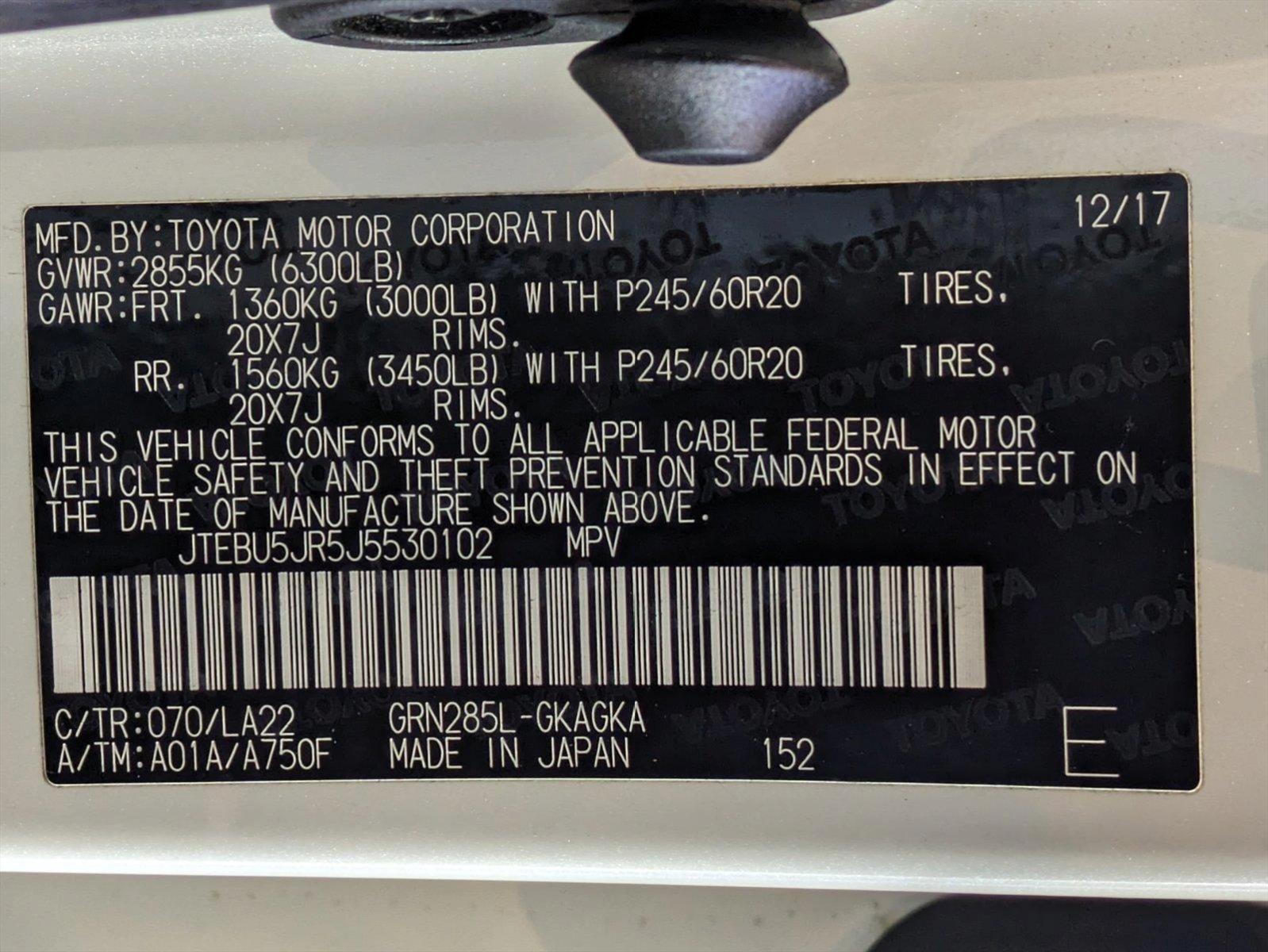 2018 Toyota 4Runner Vehicle Photo in Las Vegas, NV 89149