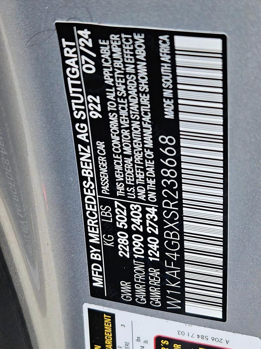 2025 Mercedes-Benz C-Class Vehicle Photo in Pembroke Pines , FL 33027