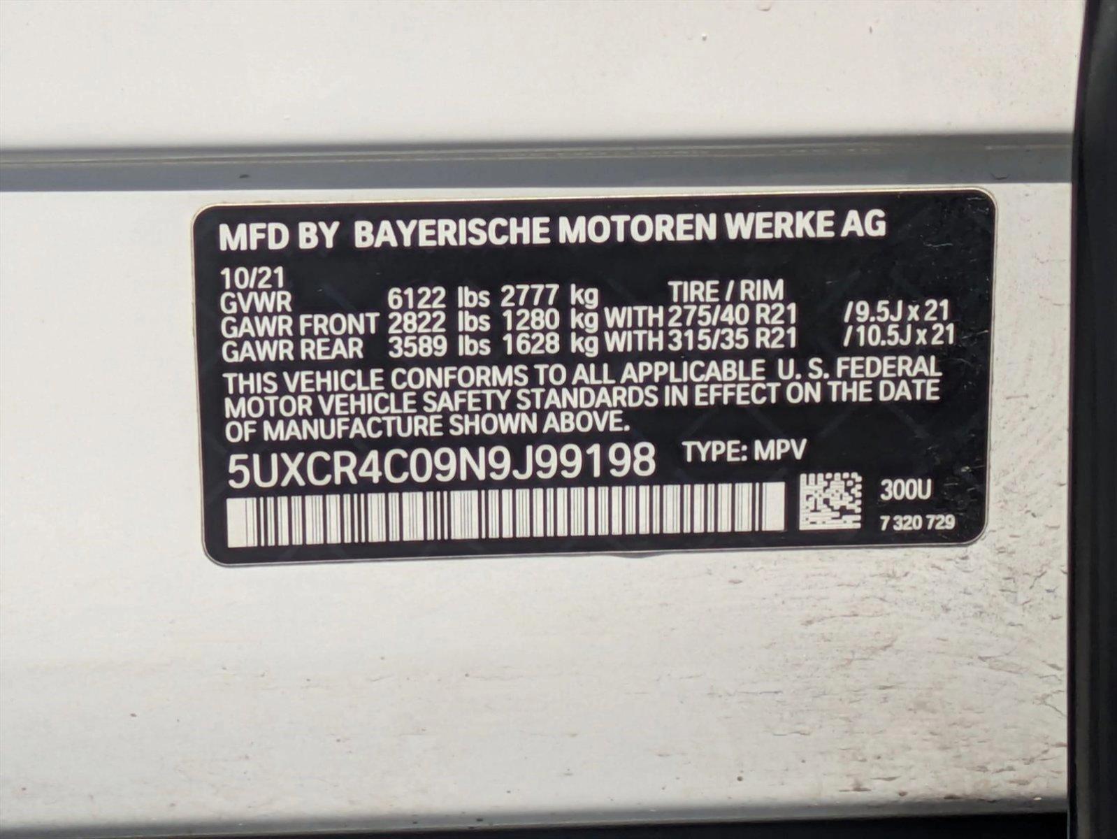 2022 BMW X5 sDrive40i Vehicle Photo in Valencia, CA 91355-1794