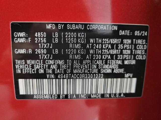 2024 Subaru Outback Vehicle Photo in Oshkosh, WI 54904
