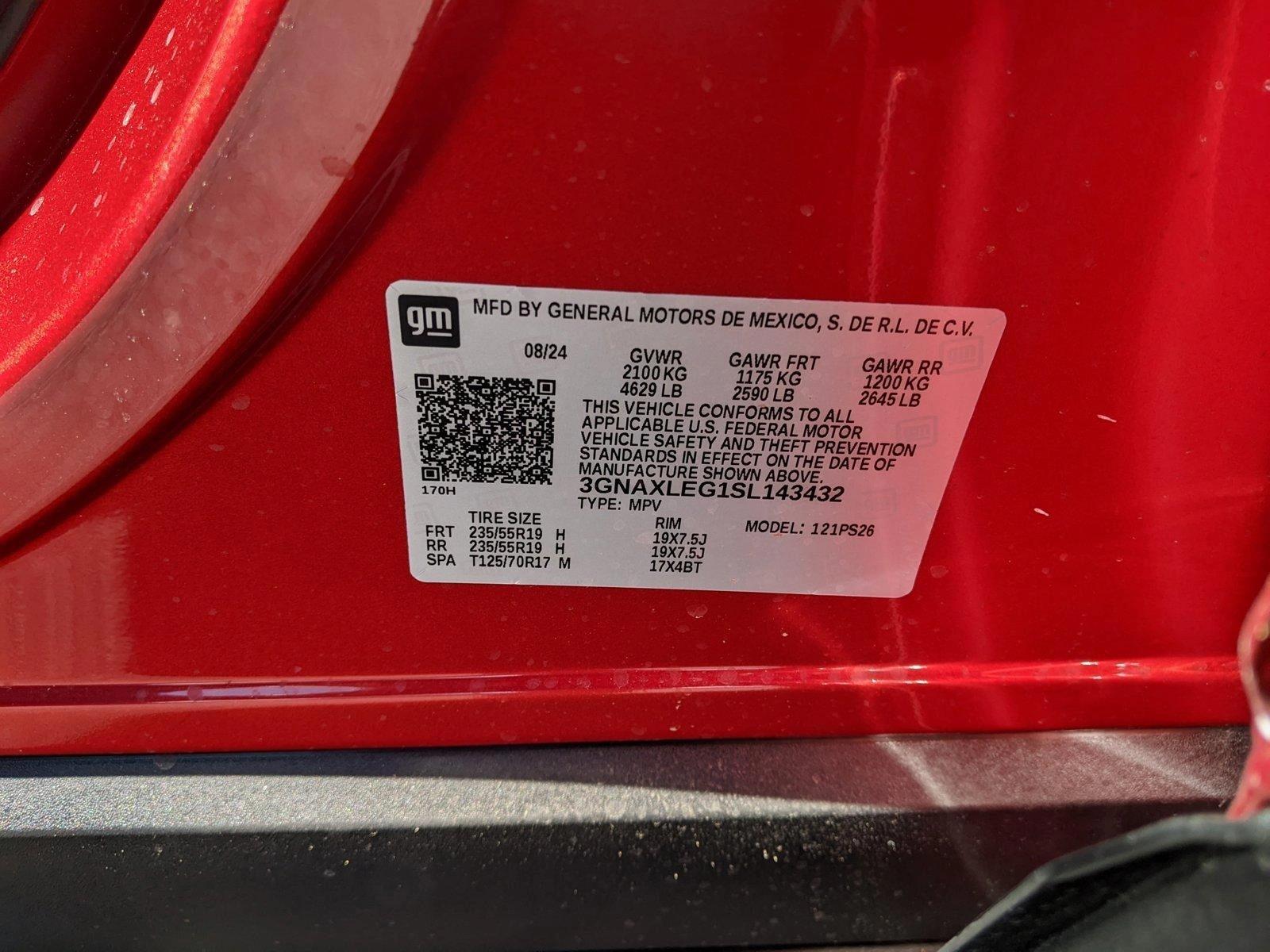 2025 Chevrolet Equinox Vehicle Photo in LAUREL, MD 20707-4697