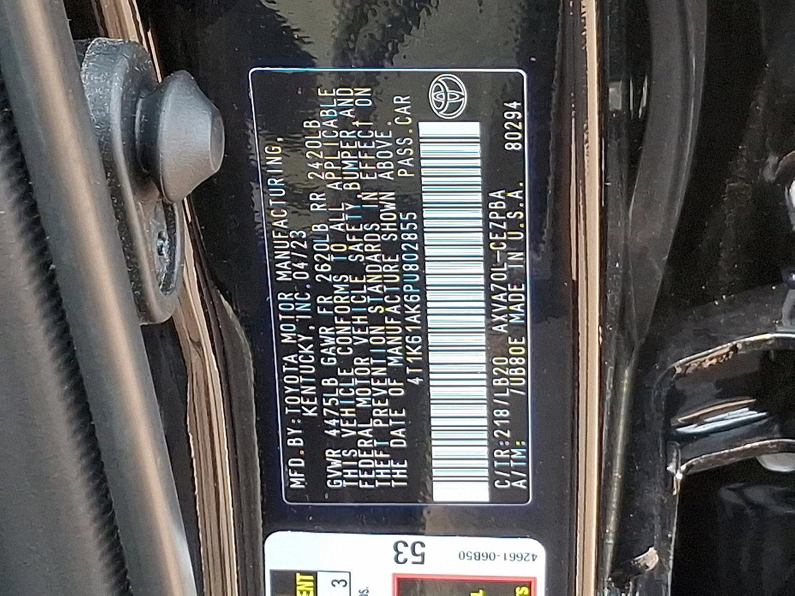 2023 Toyota Camry Vehicle Photo in Trevose, PA 19053