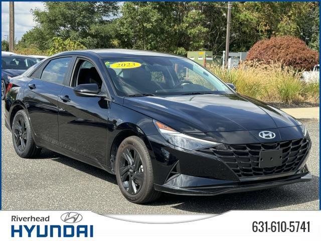 Used 2023 Hyundai Elantra Blue with VIN KMHLM4AJ8PU088049 for sale in Riverhead, NY