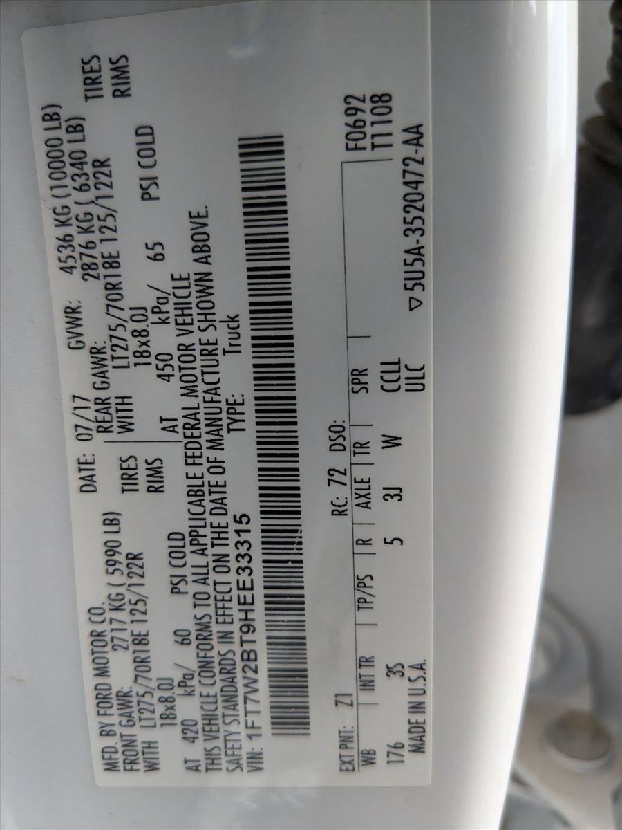 2017 Ford Super Duty F-250 SRW Vehicle Photo in St. Petersburg, FL 33713