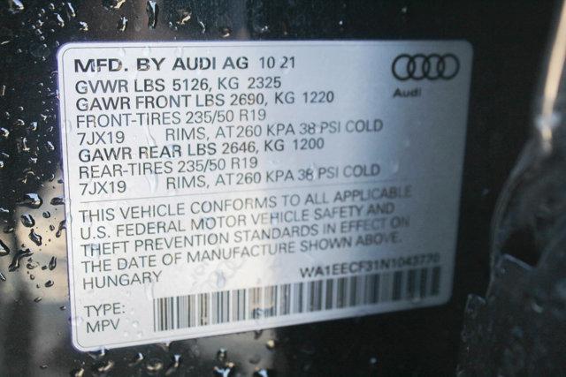 2022 Audi Q3 Vehicle Photo in HOUSTON, TX 77090