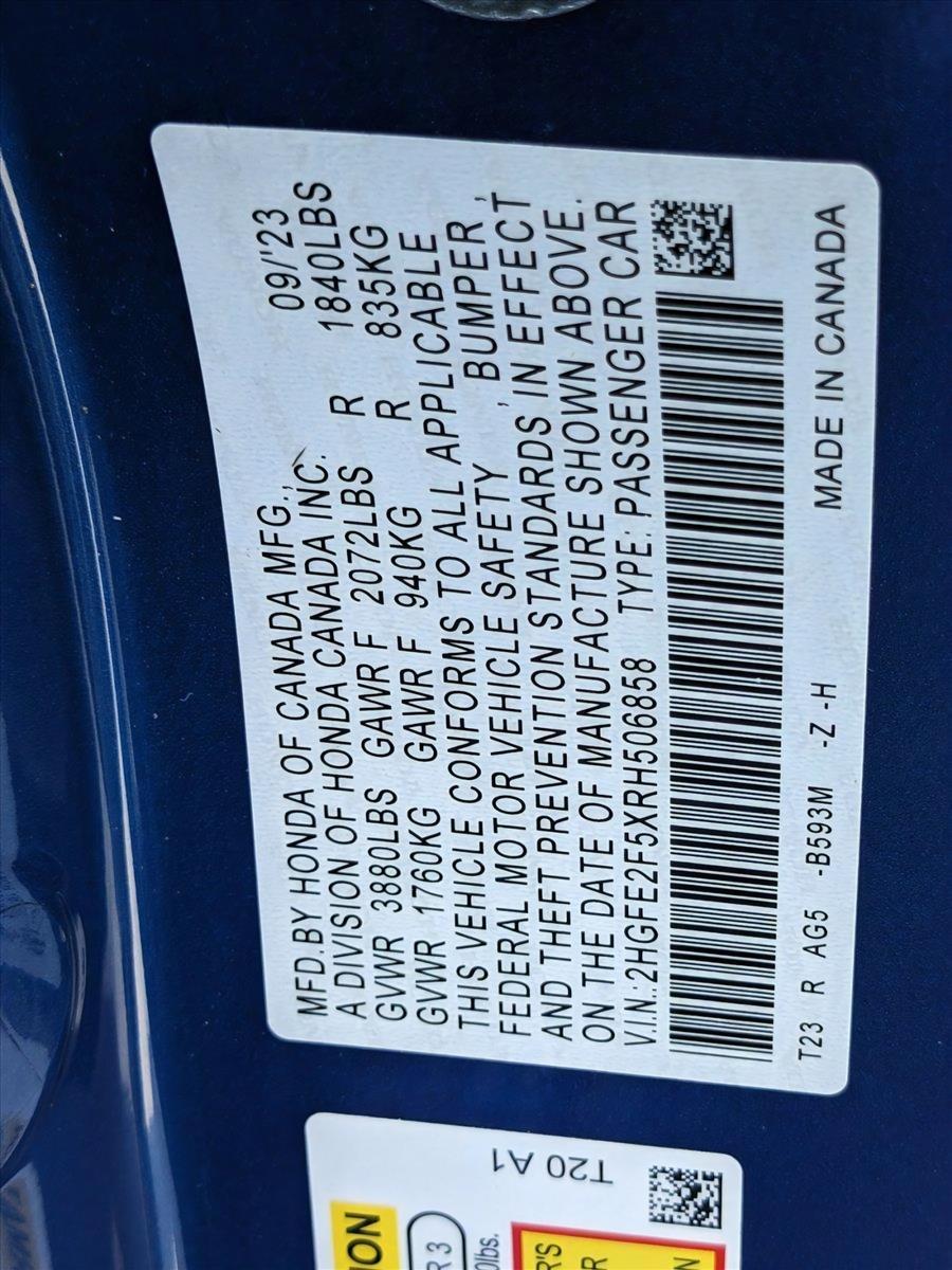 2024 Honda Civic Sedan Vehicle Photo in MIAMI, FL 33172-3015