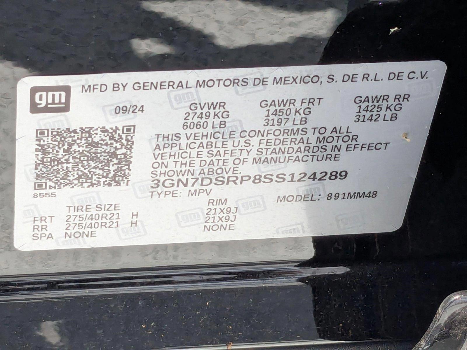 2025 Chevrolet Equinox EV Vehicle Photo in PEMBROKE PINES, FL 33024-6534