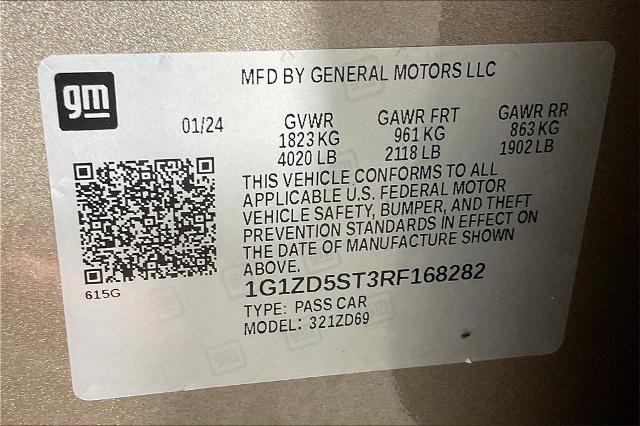 2024 Chevrolet Malibu Vehicle Photo in Tulsa, OK 74129