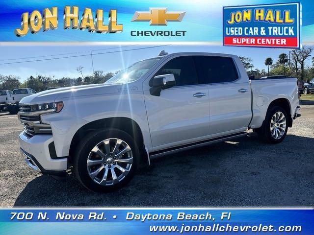 Used 2021 Chevrolet Silverado 1500 High Country with VIN 1GCUYHED5MZ280746 for sale in Daytona Beach, FL