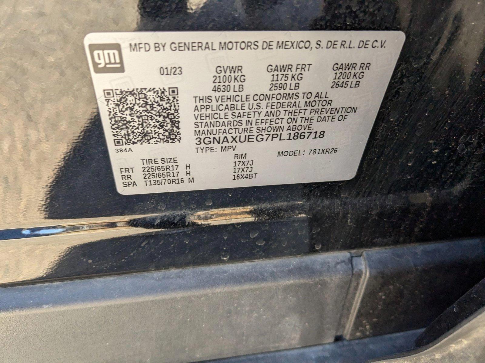 2023 Chevrolet Equinox Vehicle Photo in LONE TREE, CO 80124-2750