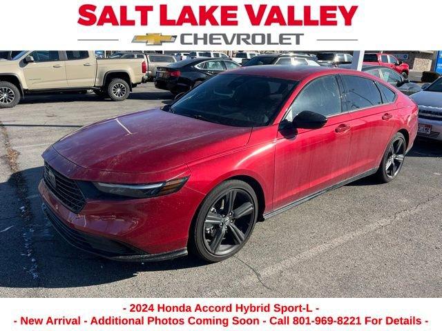 Used 2024 Honda Accord Hybrid Sport-L with VIN 1HGCY2F72RA084269 for sale in West Valley City, UT